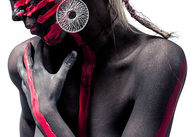 Sexy body Paint Girl