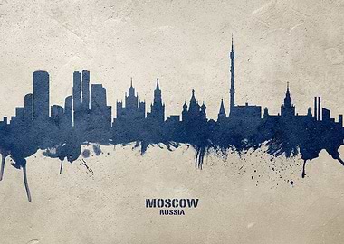 Moscow Skyline Russia