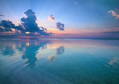 Beam Beauty Clouds Dawn Ev