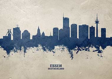 Essen Skyline Deutschland