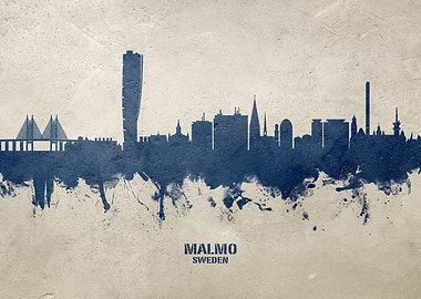 Malmo Skyline Sweden