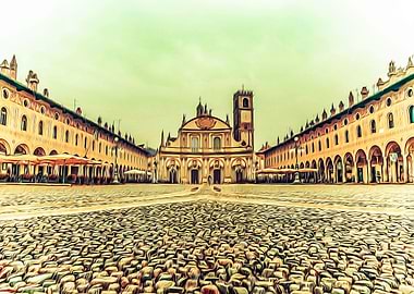 The stunning Piazza Ducale