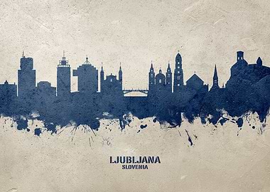 Ljubljana Skyline Slovenia