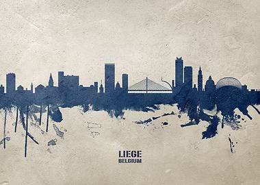 Liege Skyline Belgium