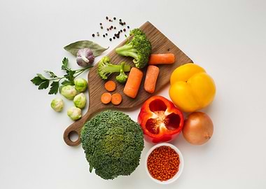Vegetables cutting board