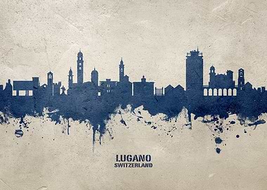 Lugano Skyline Switzerland