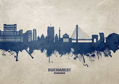 Bucharest Skyline Romania