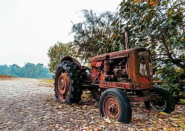 Old tractor