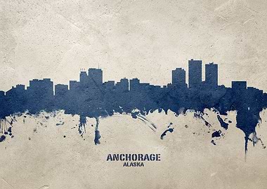 Anchorage Skyline Alaska