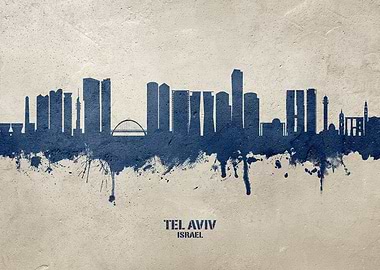 Tel Aviv Skyline Israel