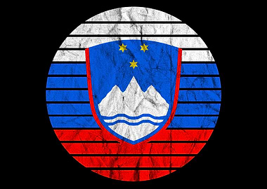 Vintage Slovenia Emblem