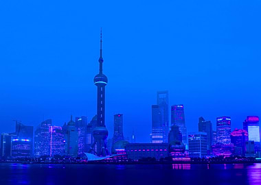Pudong at night