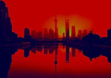 Shanghai Pudong Sunrise 1