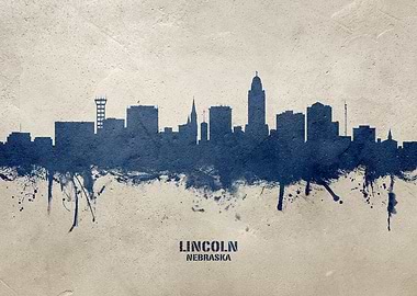 Lincoln Skyline Nebraska