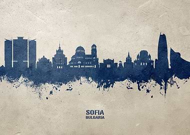 Sofia Skyline Bulgaria