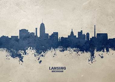 Lansing Skyline Michigan