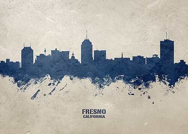 Fresno Skyline California