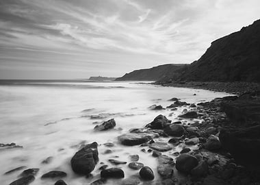 UK yorkshire coastline