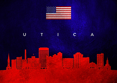 Utica New York Skyline