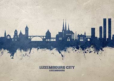 Luxembourg City Skyline
