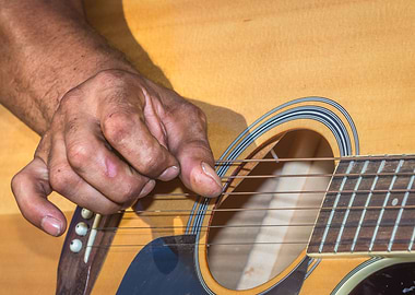 Man playing guitar