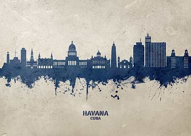 Havana Skyline Cuba