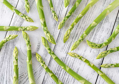 Fresh asparagus