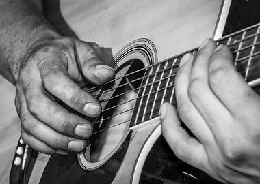 Man playing guitar