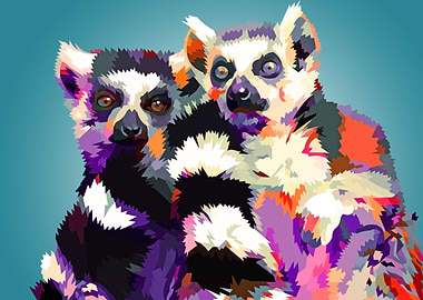 Rainbow Lemurs