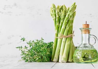 Bunch of fresh asparagus