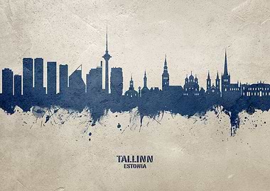 Tallinn Skyline Estonia
