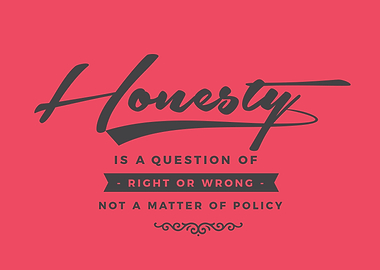 Honesty is a question