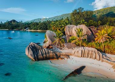 Anse Source D Argent Beach