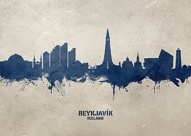 Reykjavik Skyline Iceland