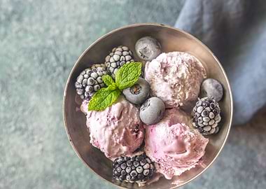 Blueberry icecream