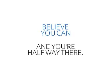 Believe You Can