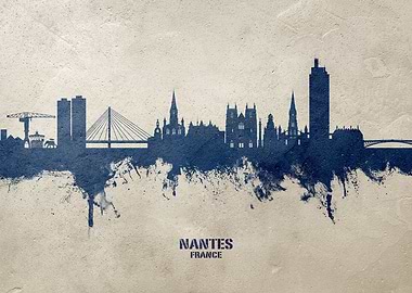 Nantes Skyline France