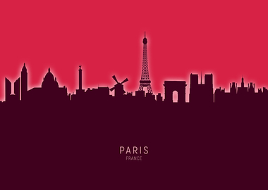 Paris Skyline France