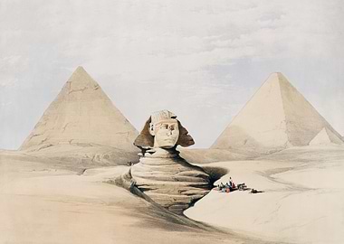 The Great Sphinx Pyramids