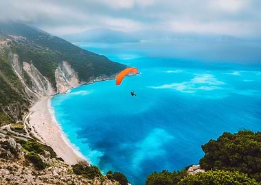 Aerial View Of The Paragli