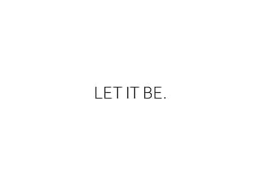 Let It Be
