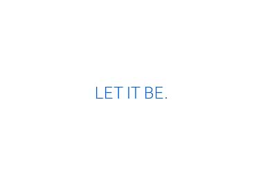 Let It Be