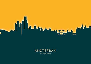 Amsterdam Skyline