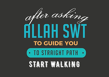 after asking Allah