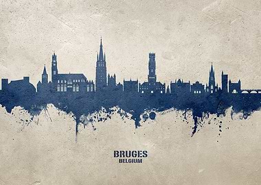Bruges Skyline Belgium