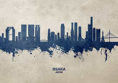 Osaka Skyline Japan