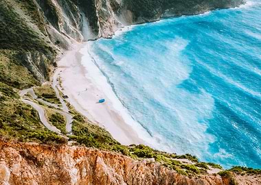 Amazing Myrtos Beach With