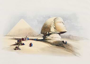 The Great Sphinx Pyramids
