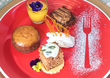 Various sweet desserts