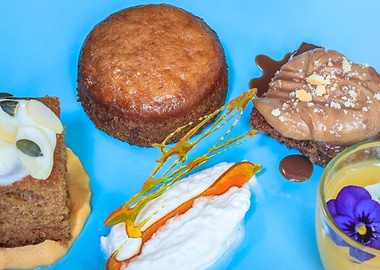 Various sweet desserts